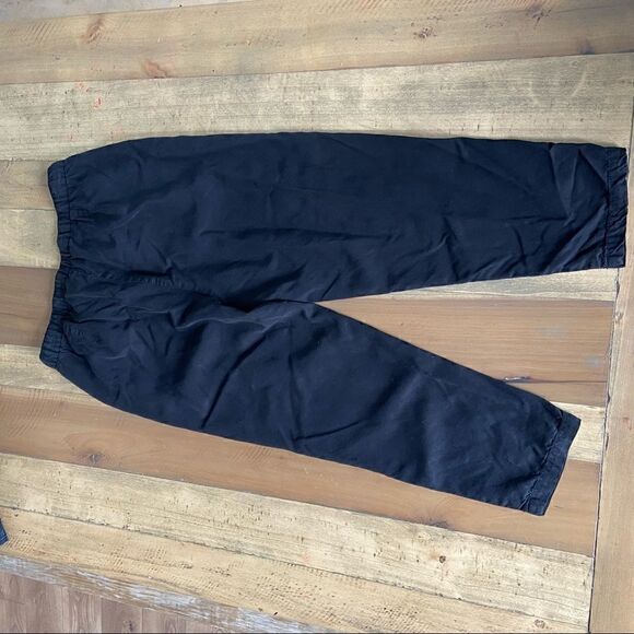 American Eagle Black Drawstring Pants - size 4 short - Picture 1 of 4